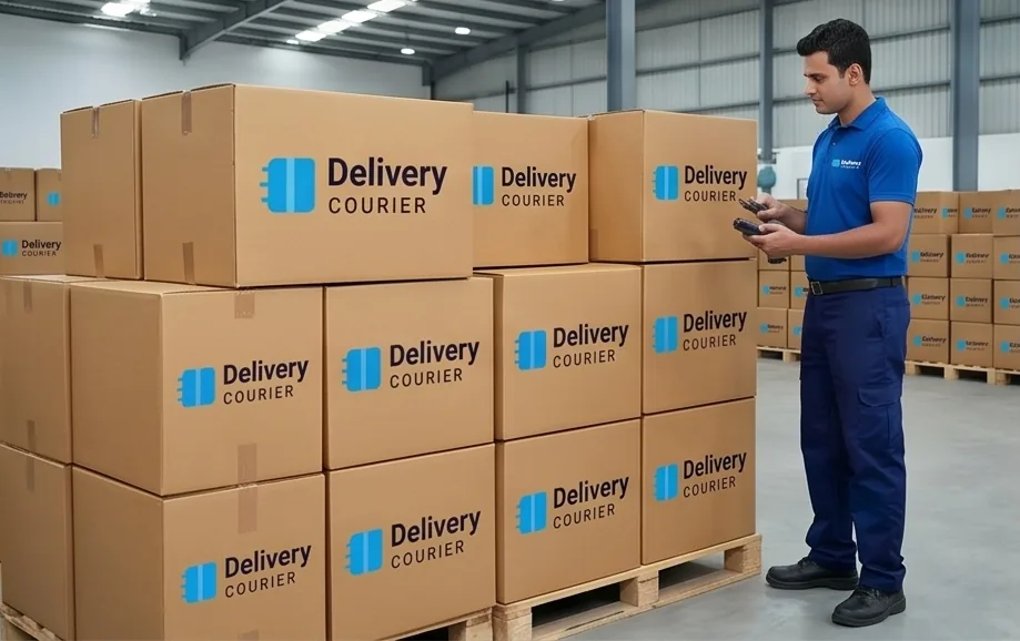 Delhivery Courier packers and movers in action